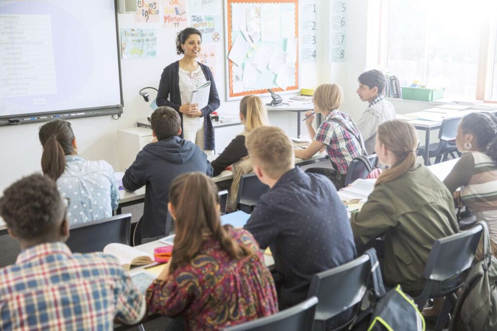 Teacher Presenting